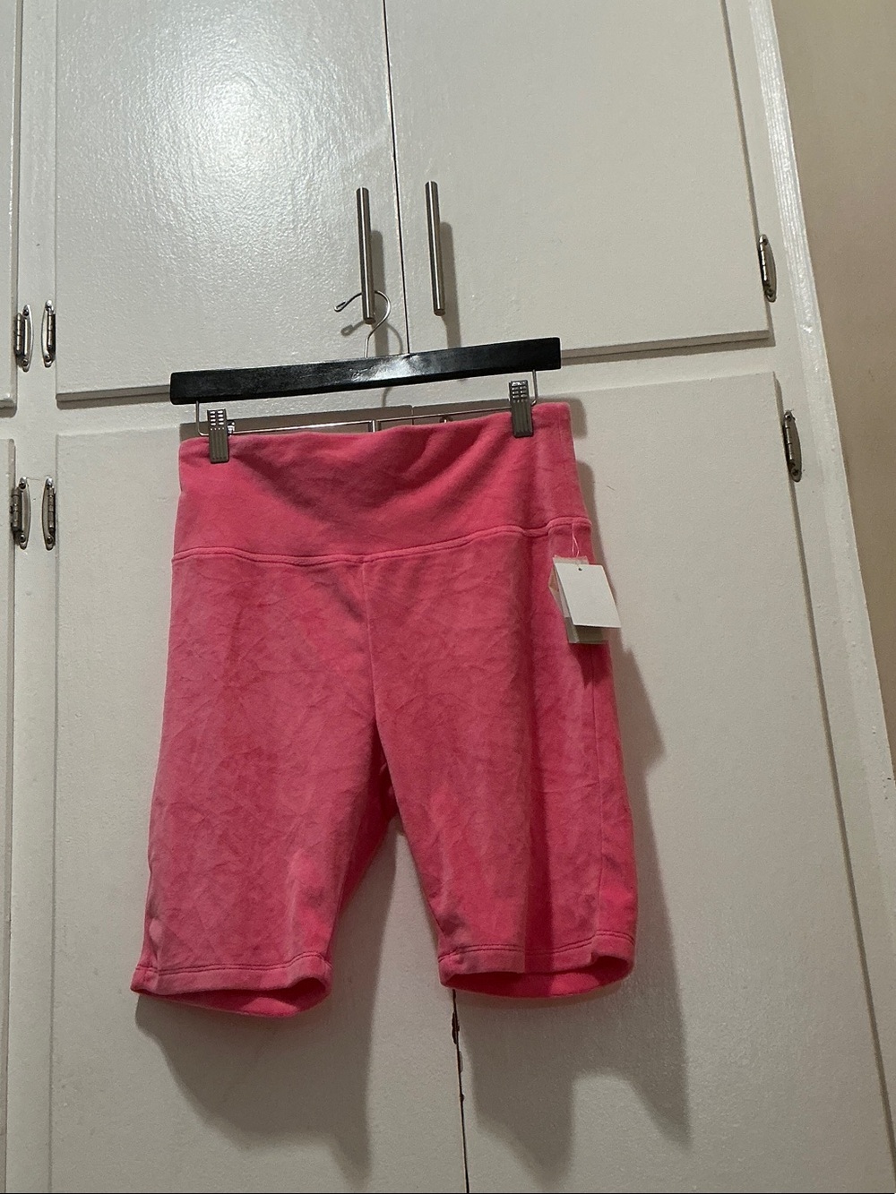 Nordstrom Fuchsia High-Waist Bike Shorts